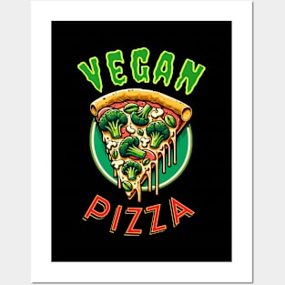 Vegan Pizza Posters and Art